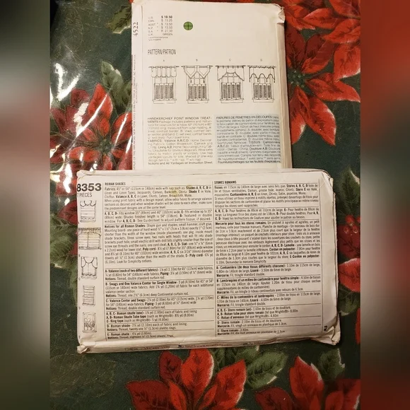 🌼Shades and valance patterns. - Picture 5 of 6